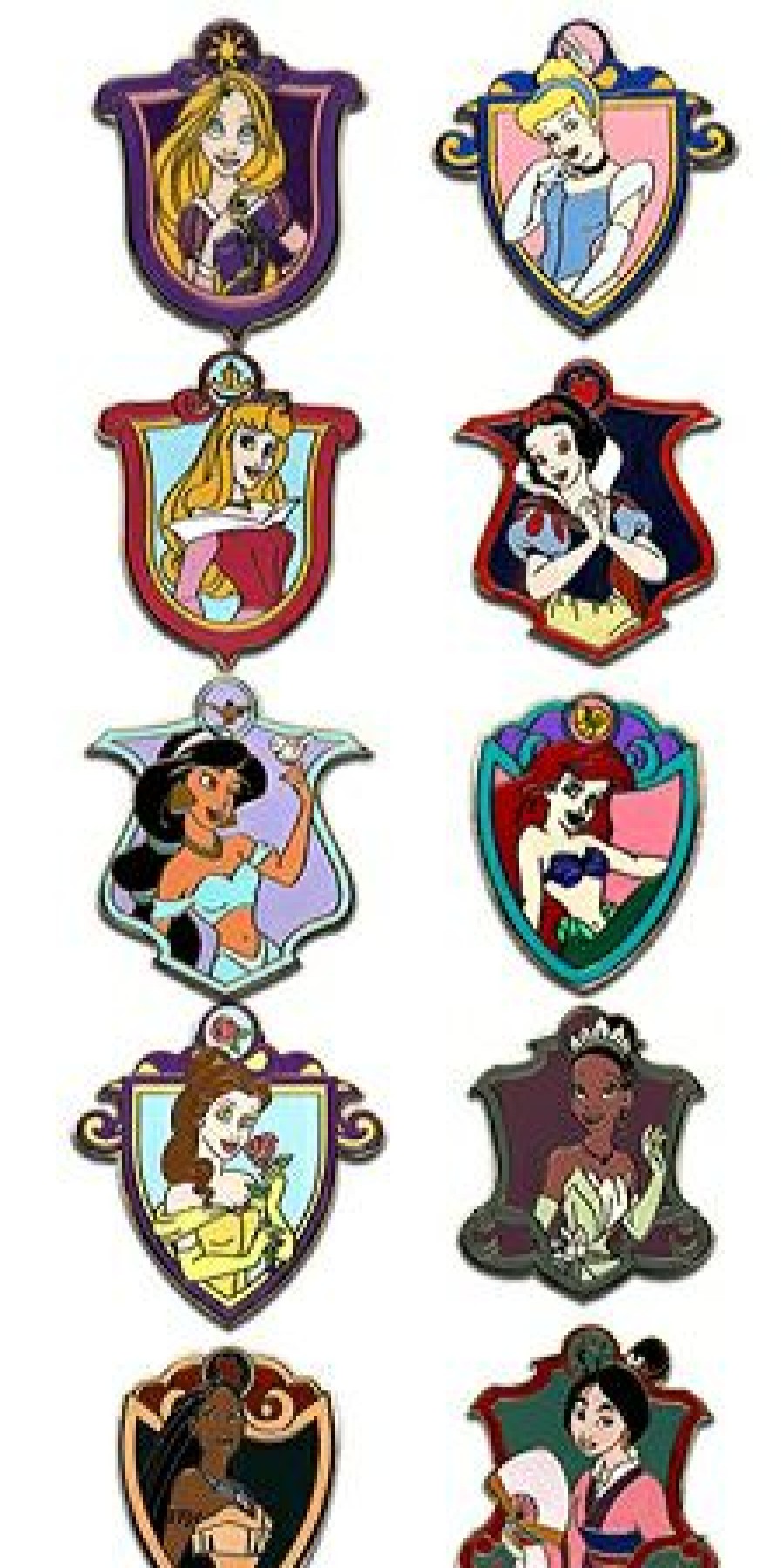 Figures And Collectibles Disney | Online Discount Disney Mystery Box Set Pin Princess 2 Random