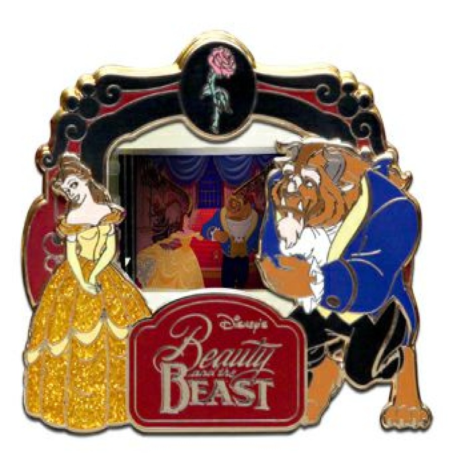 Figures And Collectibles Disney | Outlet Sale Disney Piece Of Disney Movie Pin Beauty & Beast Limited Edition