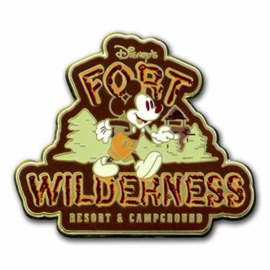 Figures And Collectibles Disney | Outlet Sale Disney Pin- Fort Wilderness Resort & Campground Mickey