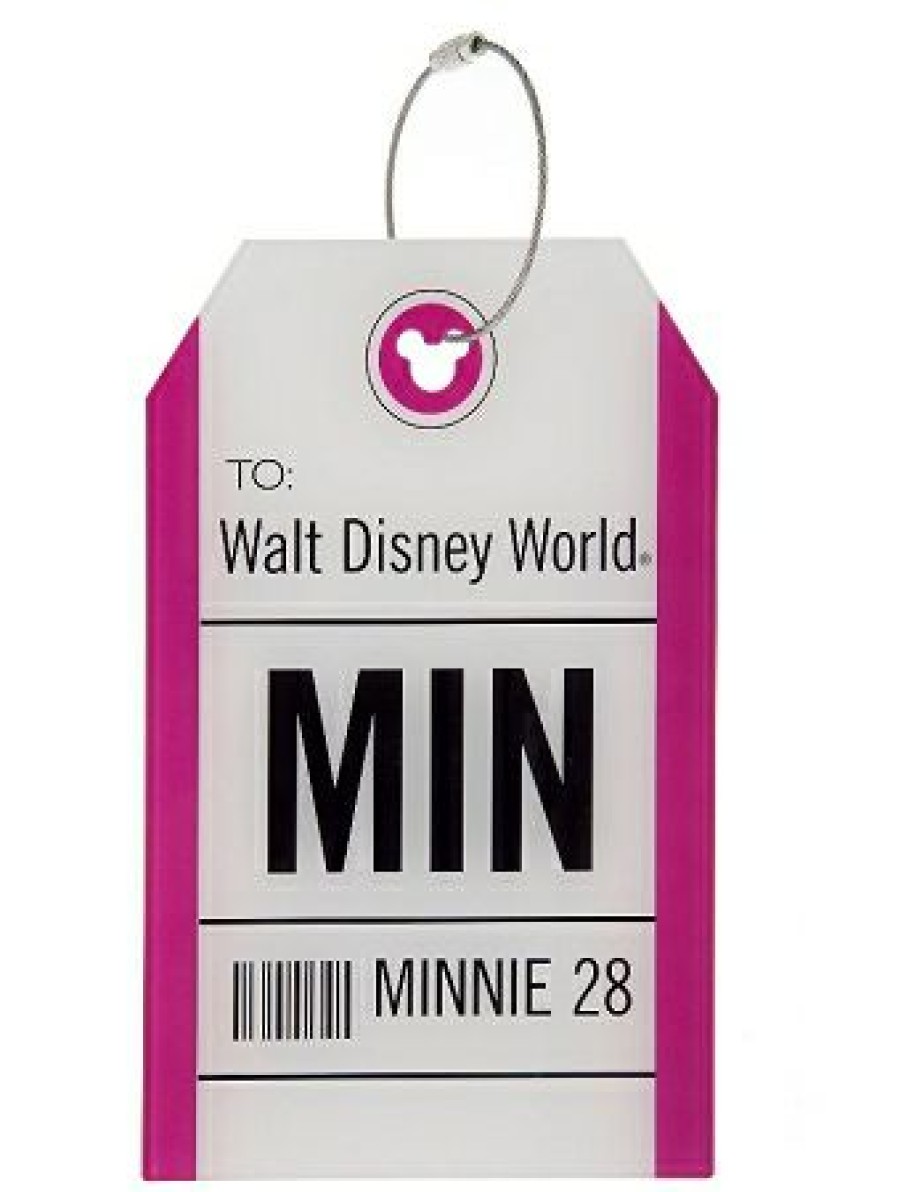 Apparel Disney | Outlet Sale Disney Luggage Bag Tag Tag Minnie Mouse Walt Disney World