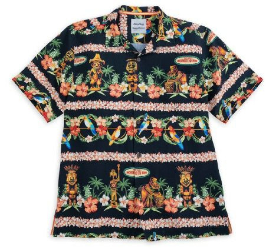 Apparel Disney | Online Discount Disney Tommy Bahama Shirt For Men Enchanted Tiki Room Silk