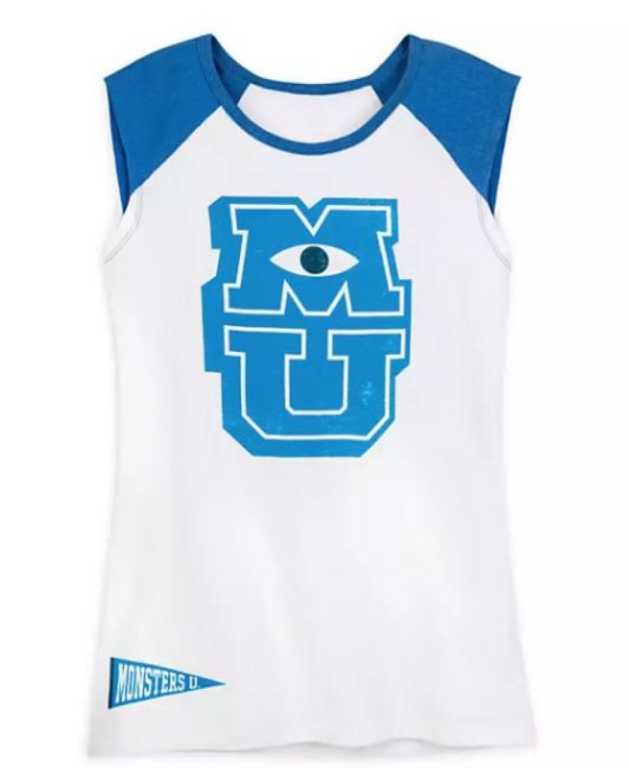 Apparel Disney | Free Delivery Disney Tank Top For Women Monsters University Logo