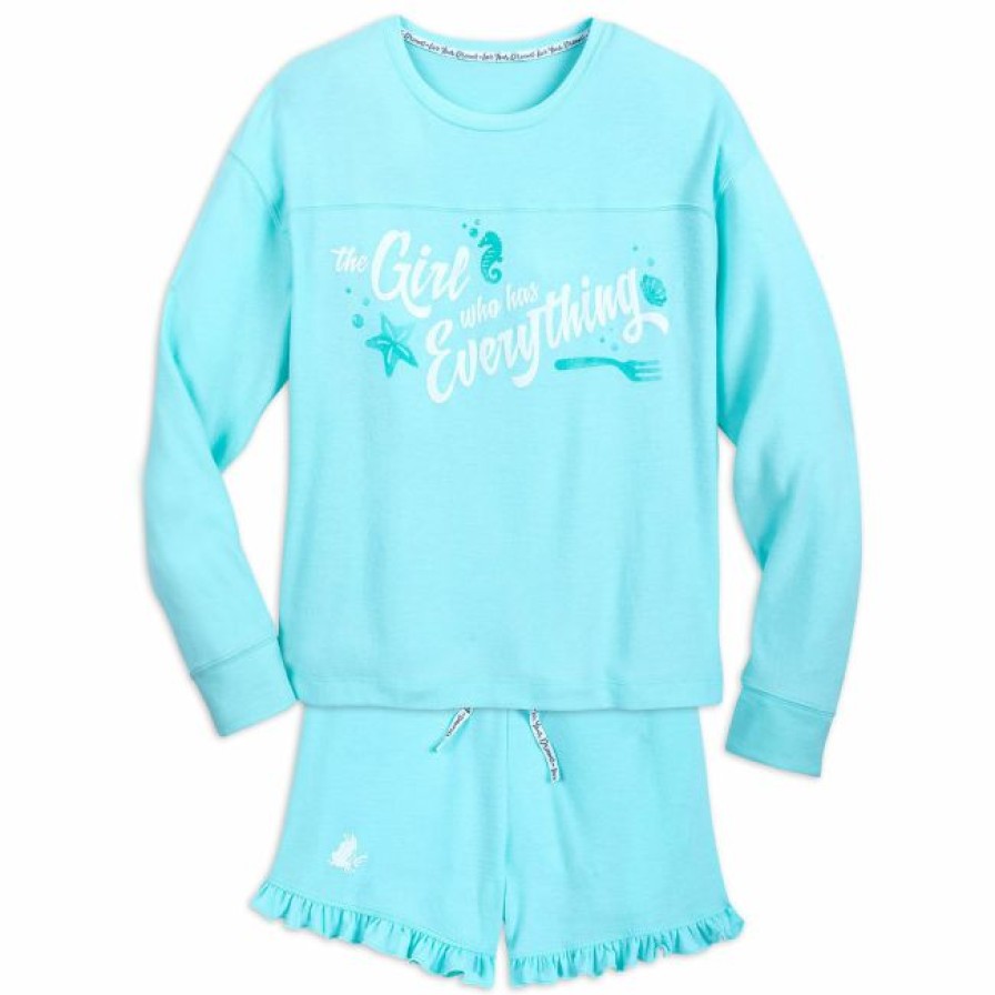 Apparel Disney | Fire Sale Disney Pajama Set For Women Ariel The Girl Who Has Everything