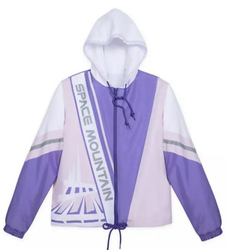 Apparel Disney | Online Discount Disney Windbreaker For Women Space Mountain Pink & Purple