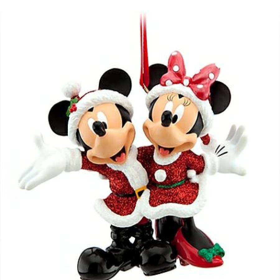 Christmas Ornaments Disney | New Arrivals Disney Christmas Ornament Santa Mickey And Minnie Mouse