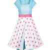 Apparel Disney | Gift Selection Disney Jumpsuit And Convertible Skirt For Women Bo Peep Toy Story