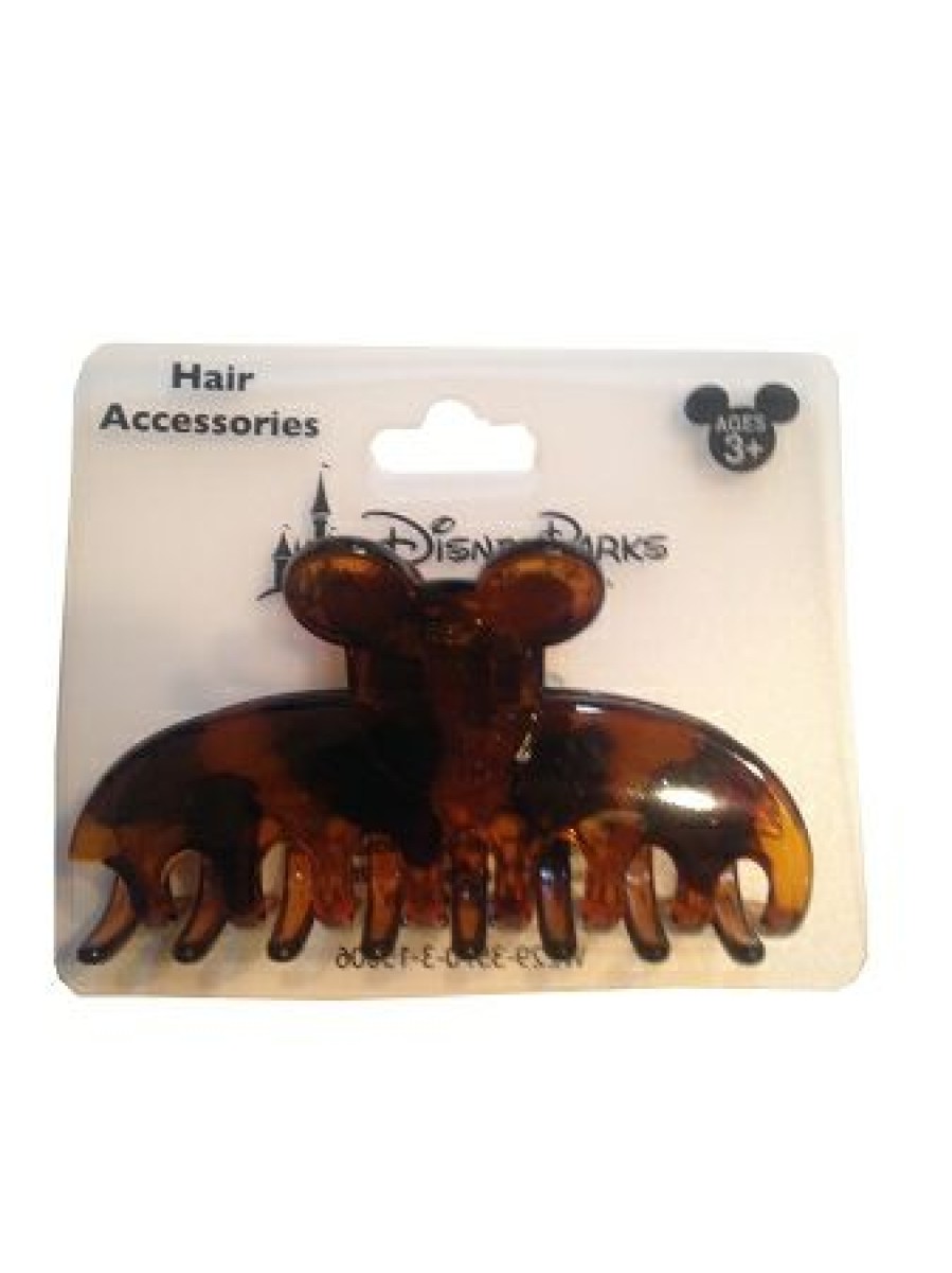 Apparel Disney | Latest Fashion Disney Hair Accessory Mickey Mouse Hair Clip Brown