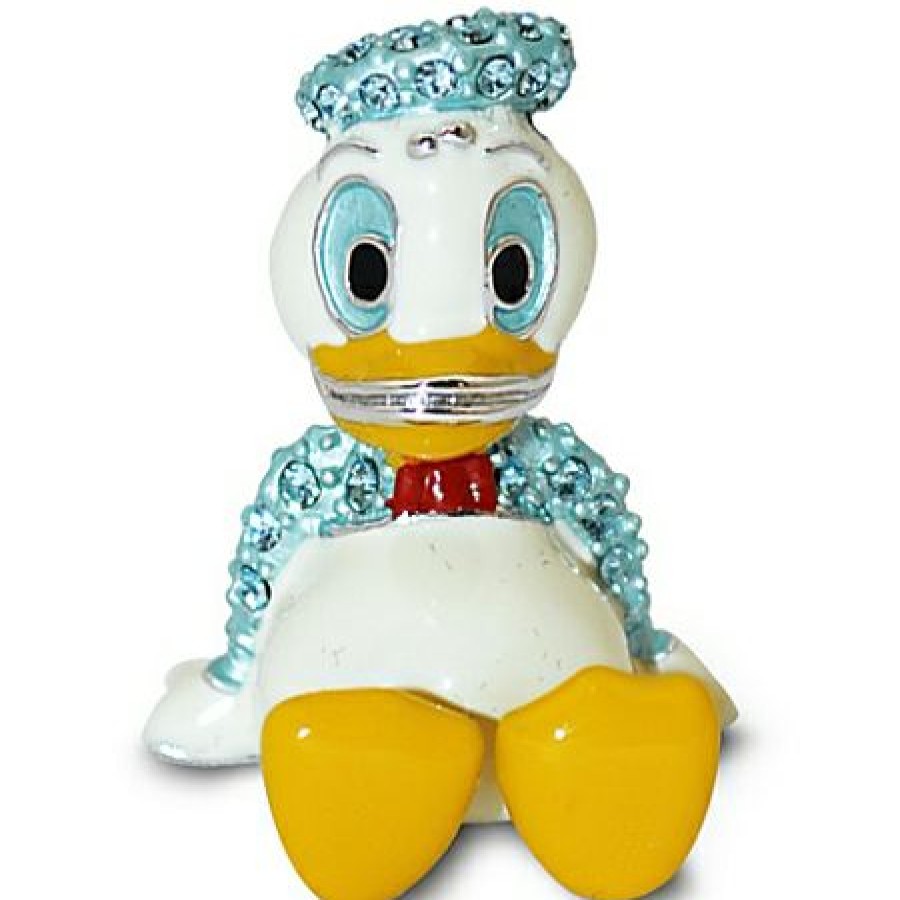 Figures And Collectibles Disney | Official Disney Arribas Figurine Donald Duck Jeweled Mini