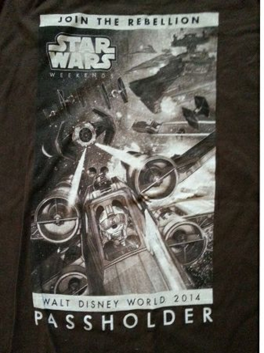 Apparel Disney | Top Sellers Disney Shirt For Adults Star Wars Weekends 2014 Passholder