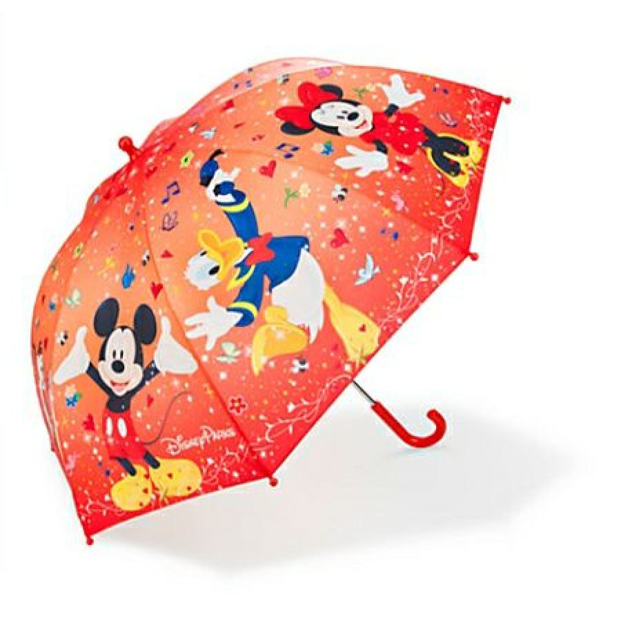 Apparel Disney | Top Selling Disney Umbrella Mickey Mouse And Friends Umbrella For Kids Music