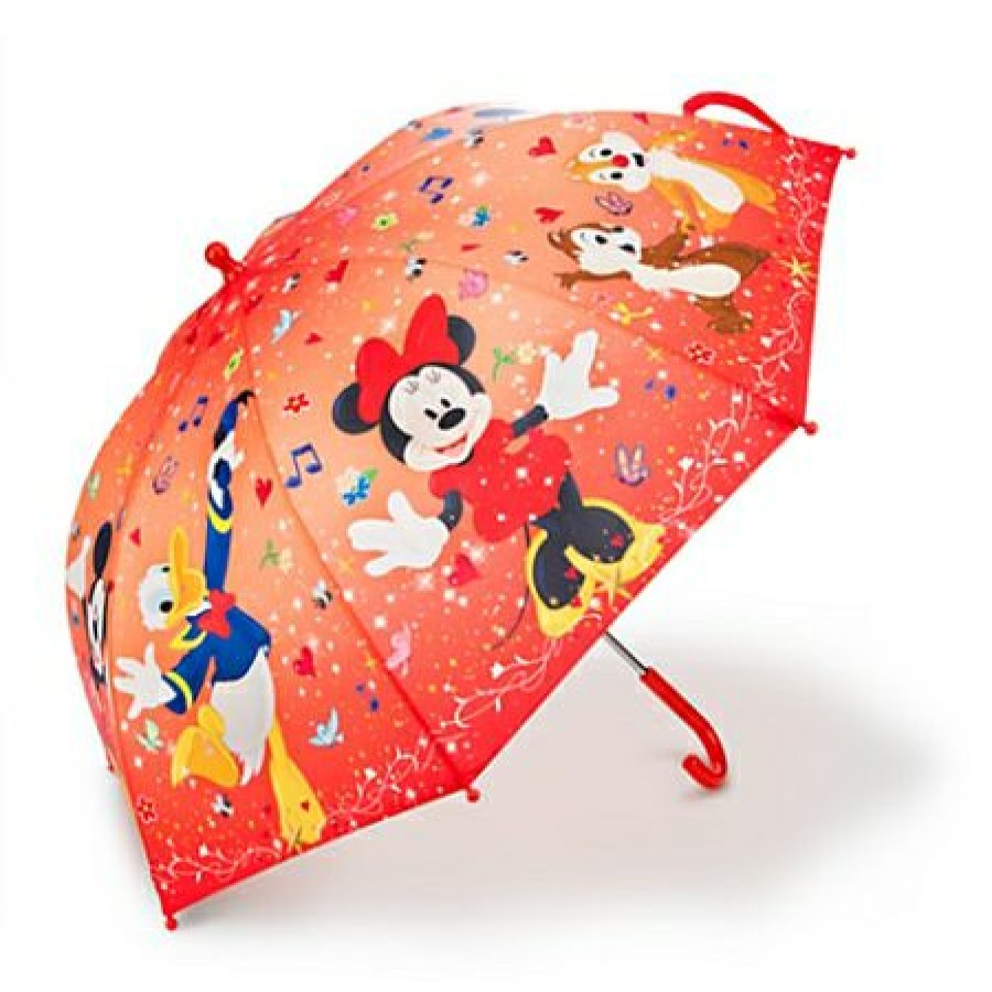 Apparel Disney | Top Selling Disney Umbrella Mickey Mouse And Friends Umbrella For Kids Music