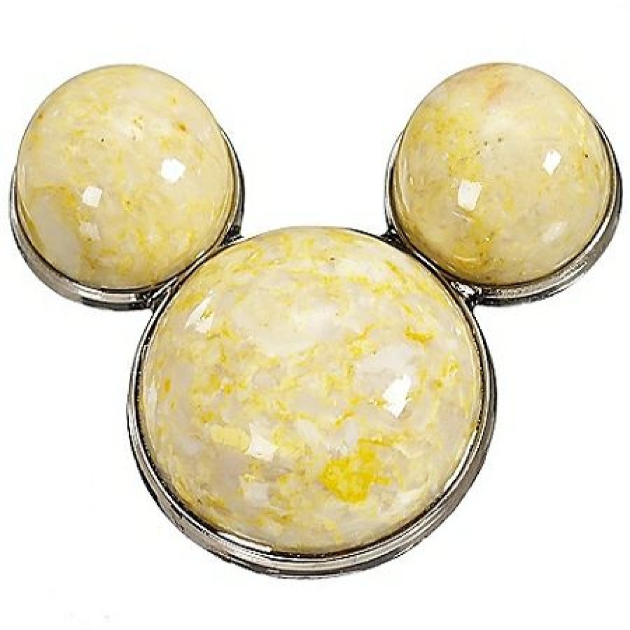 Figures And Collectibles Disney | Flash Sale Disney Pin- Cream Calcite Mickey Mouse