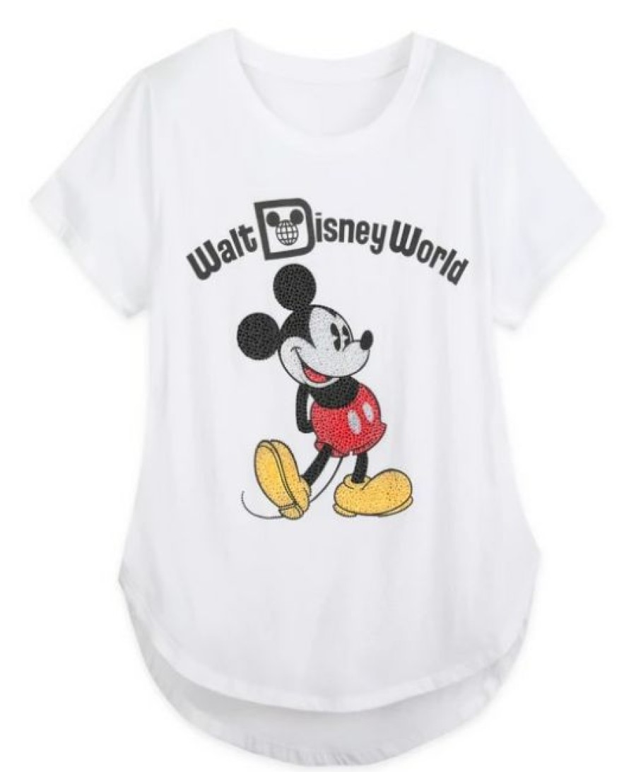 Apparel Disney | Exclusive Design Disney Shirt For Women Mickey Fashion Walt Disney World White