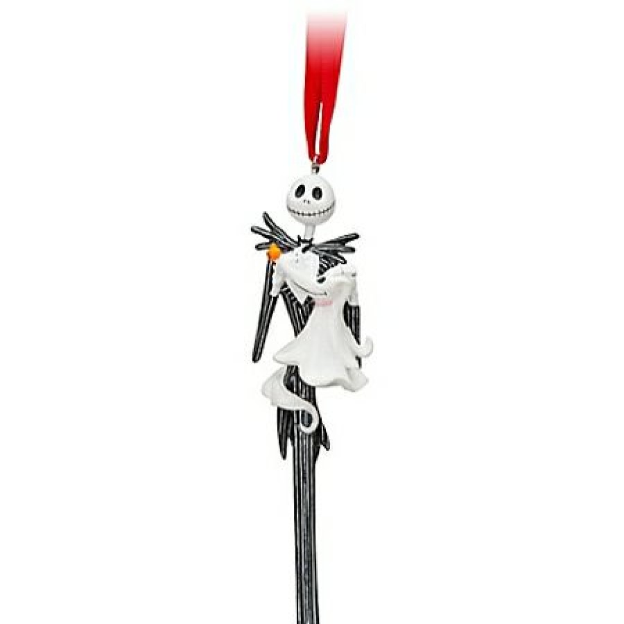 Christmas Ornaments Disney | Clearance Sale Disney Christmas Ornament Jack Skellington & Zero Pumpkin King