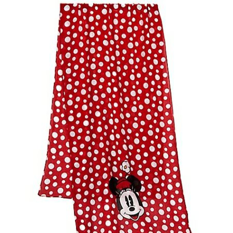 Apparel Disney | Outlet Sale Disney Scarf Polka Dot Minnie Mouse