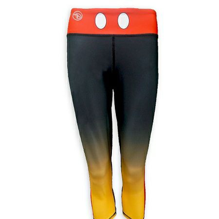 Apparel Disney | Discount Sale Disney Capri Leggings For Women Rundisney Mickey Mouse