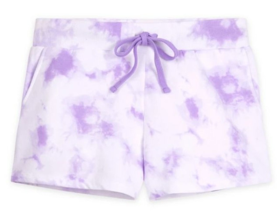 Apparel Disney | Discount Store Disney Shorts For Women Walt Disney World Tie Dye Lavender