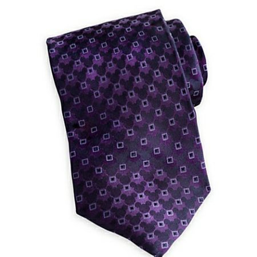 Apparel Disney | Online Discount Disney Silk Tie Mickey Mouse Hidden Mickey Tie