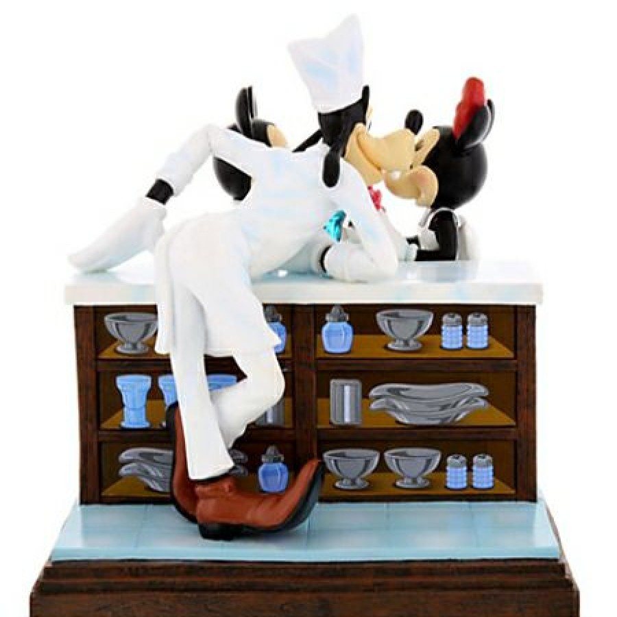 Figures And Collectibles Disney | Official Disney Figurine After The Prom Mickey & Minnie Mouse With Goofy