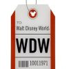 Apparel Disney | Online Discount Disney Luggage Bag Tag Tag Wdw Walt Disney World