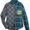 Apparel Disney | Classical Disney Button Up Shirt For Adults -The Haunted Mansion