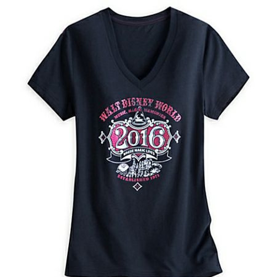 Apparel Disney | Best Sale Disney Shirt For Women Walt Disney World 2016 Tee Black