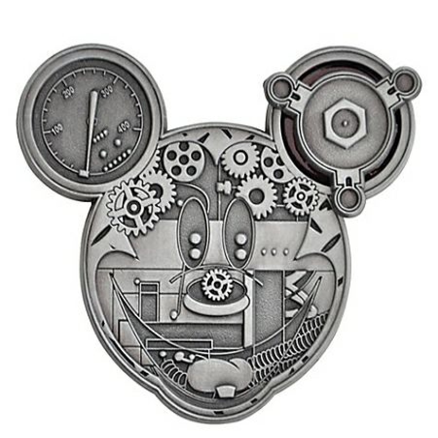 Figures And Collectibles Disney | Exclusive Design Disney Pin- Mechanical Mickey Mouse Face