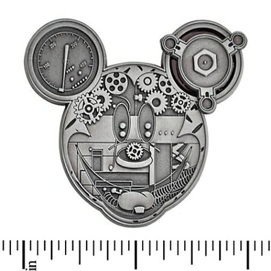 Figures And Collectibles Disney | Exclusive Design Disney Pin- Mechanical Mickey Mouse Face