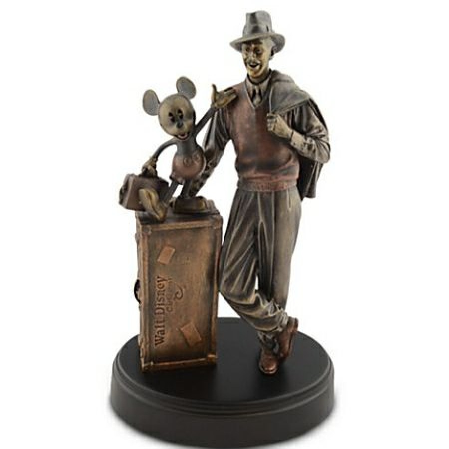 Figures And Collectibles Disney | Fire Sale Disney Bronze Replica Statue Walt And Mickey Mouse Storytellers