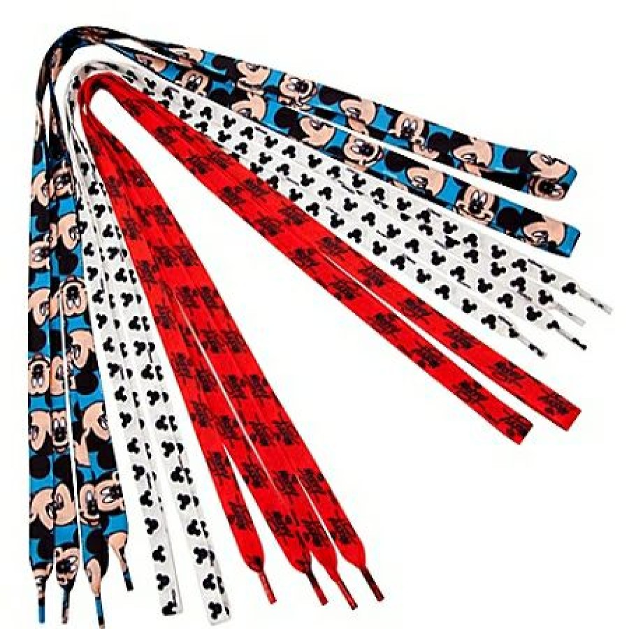 Apparel Disney | Free Delivery Disney Shoelaces Mickey Mouse 3-Pack