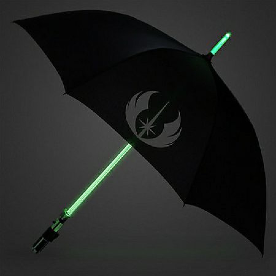 Apparel Disney | Bestsellers Disney Umbrella Yoda Lightsaber Light Up