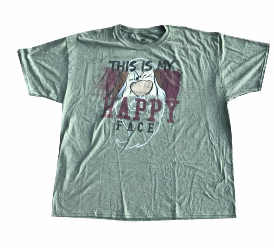 Apparel Disney | Top Sellers Disney Shirt For Men Grumpy This Is My Happy Face Green