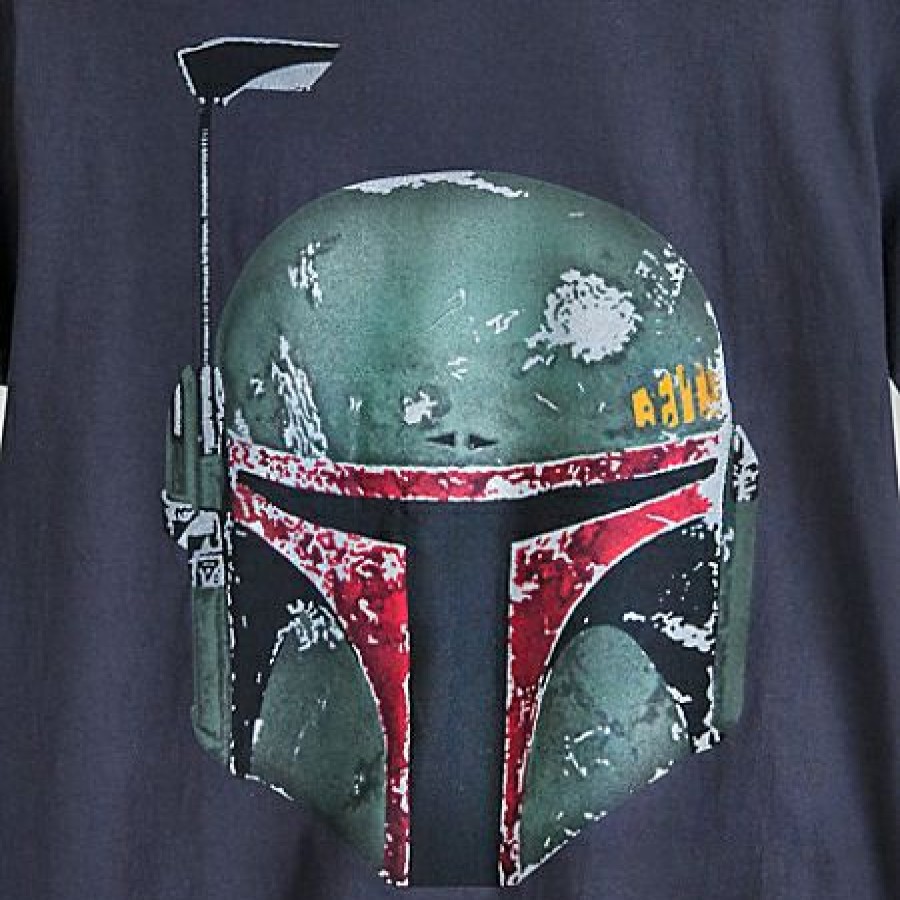 Apparel Disney | Clearance Sale Disney Shirt For Adults Star Wars Boba Fett Helmet Tee