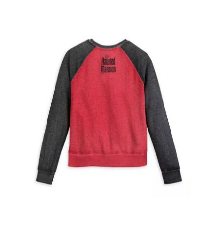 Apparel Disney | Gift Selection Disney Sweatshirt For Women The Haunted Mansion Raglan Red