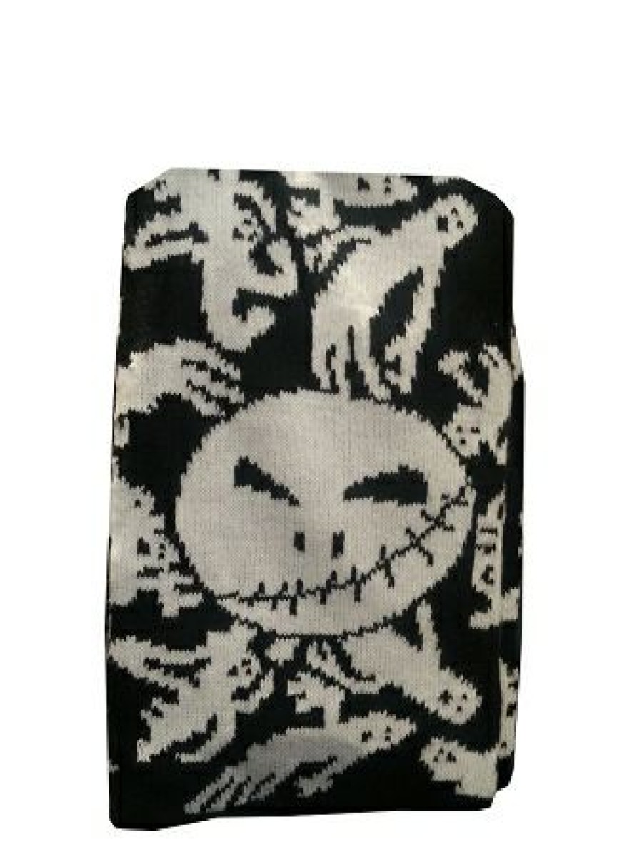 Apparel Disney | Clearance Sale Disney Knit Scarf Jack Skellington Nightmare Before Christmas