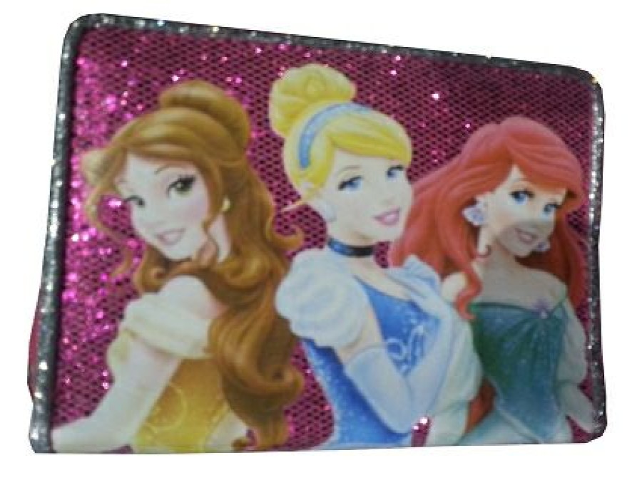 Apparel Disney | Popular Disney Wallet Princess Glitter Pink