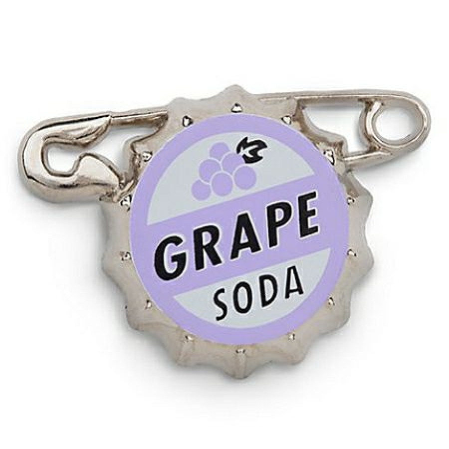 Figures And Collectibles Disney | Top Selling Disney Bottlecap Pin Pixar'S Up Russell'S Grape Soda