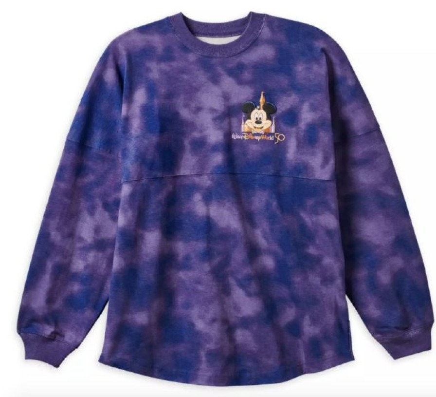 Apparel Disney | Best Choice Disney Spirit Jersey For Adults 50Th Anniversary Tie-Dye Purple