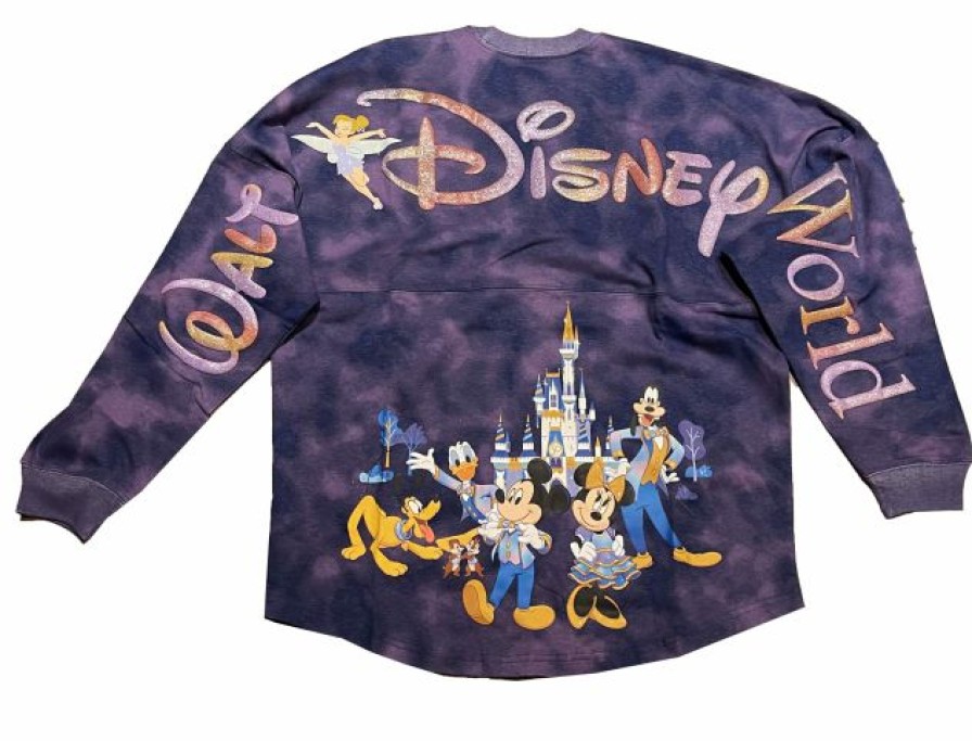 Apparel Disney | Best Choice Disney Spirit Jersey For Adults 50Th Anniversary Tie-Dye Purple